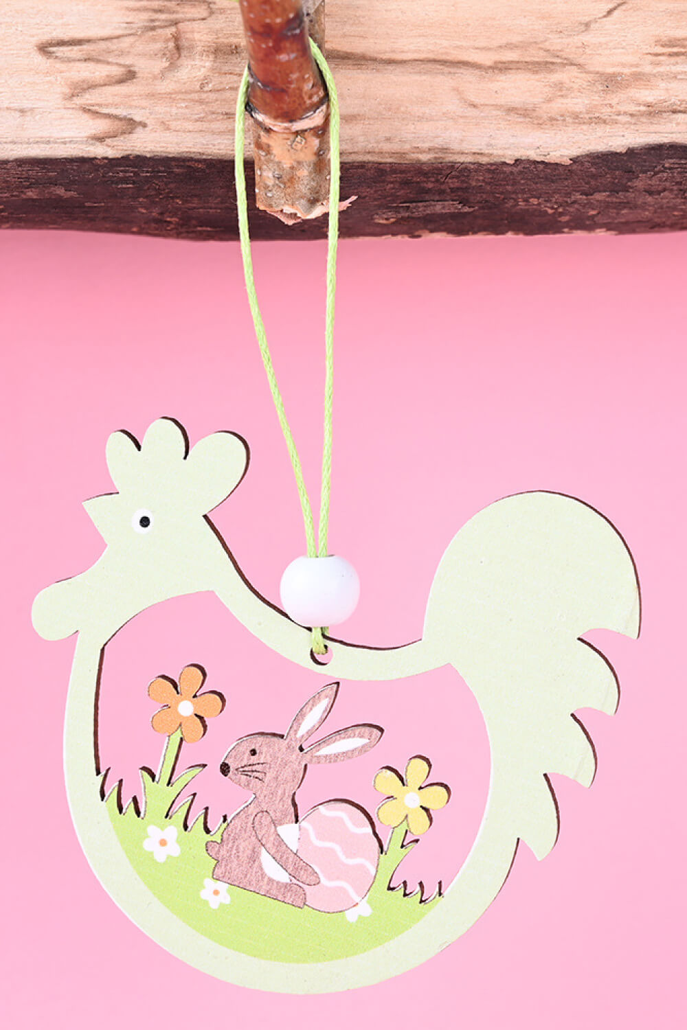 Random 8-Pack Easter Wooden Hanging Widgets