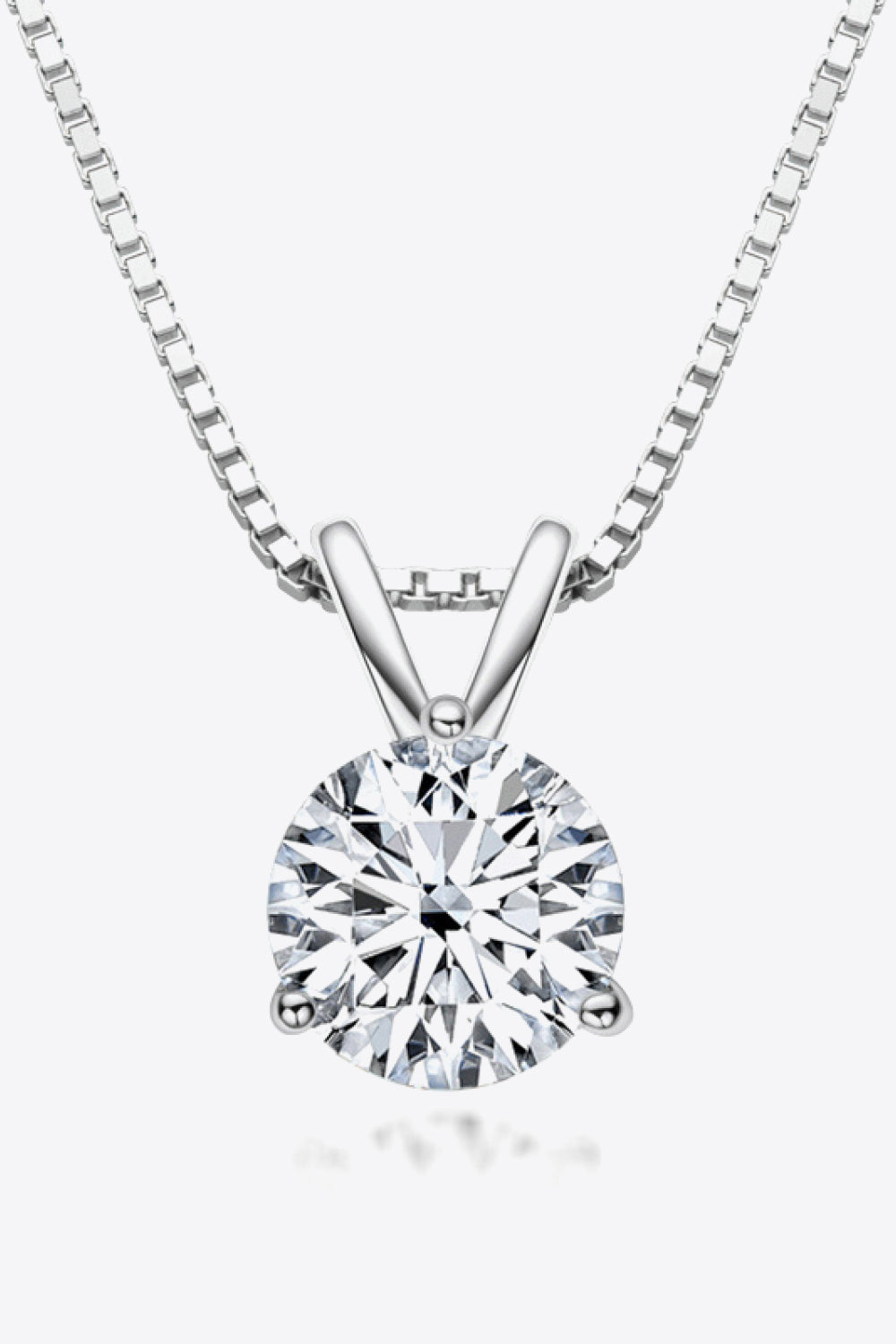 Show Off 1 Carat Moissanite Pendant Necklace