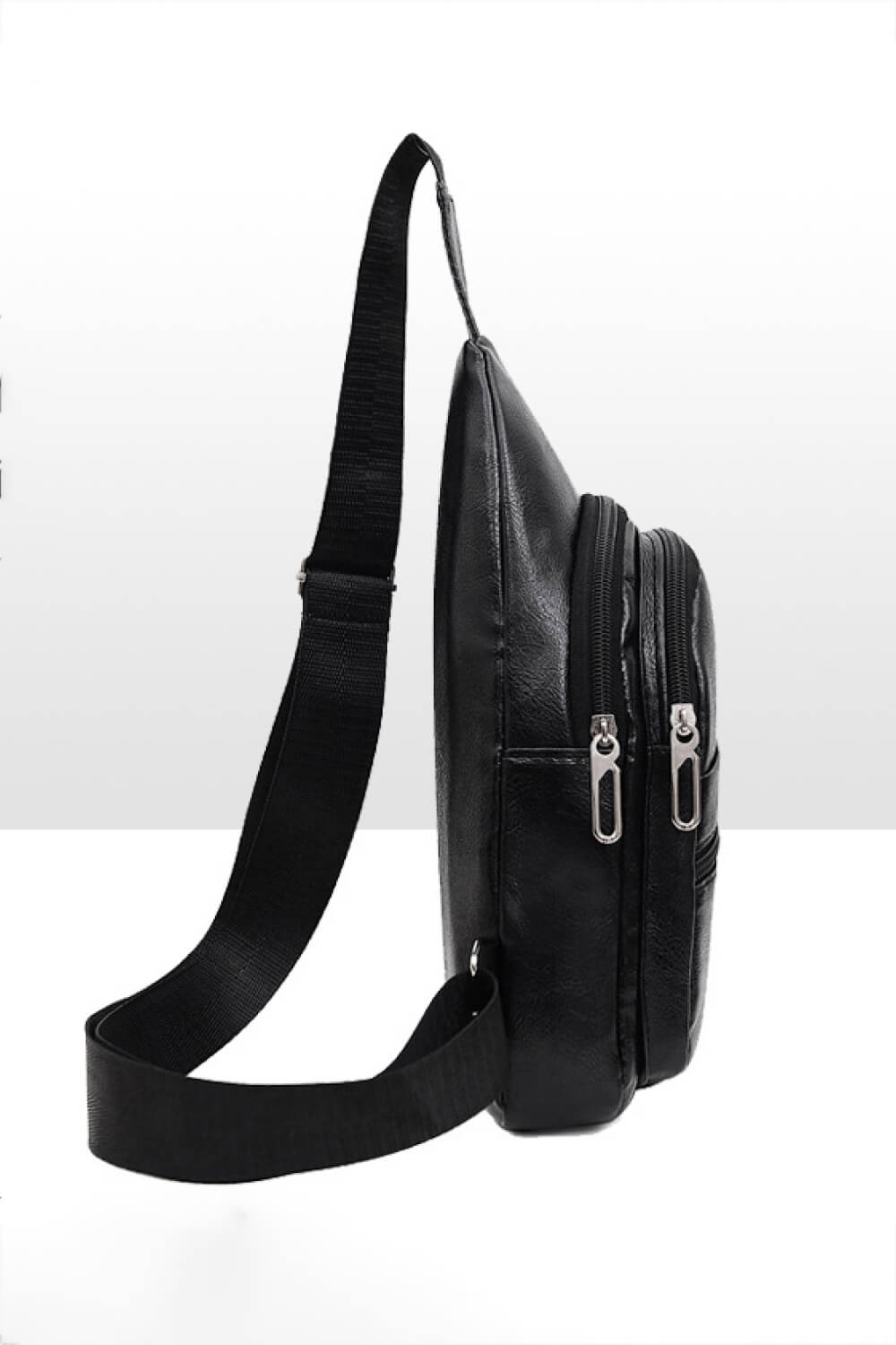 Large Capacity Sling Bag with USB Design