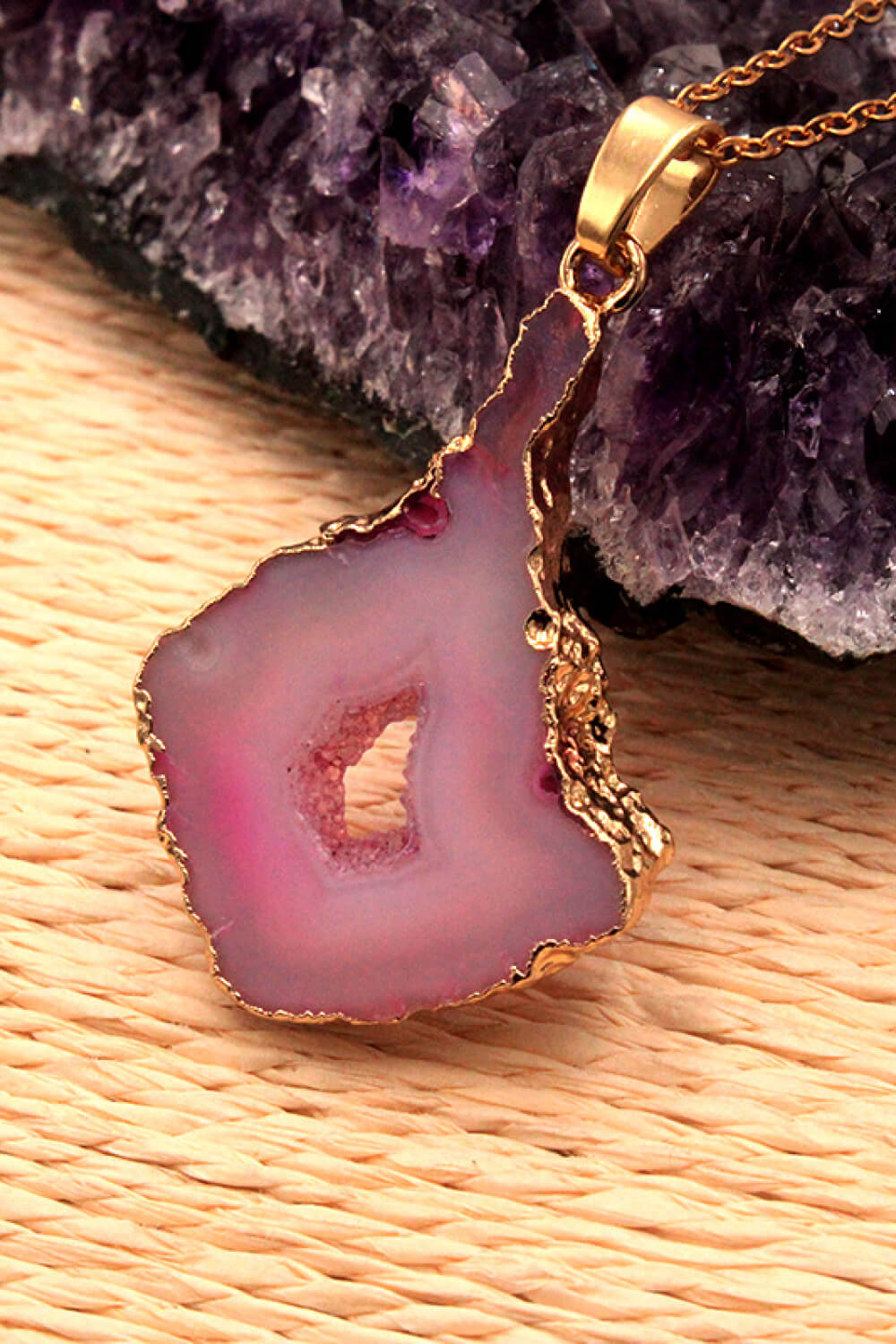 Irregular Agate Pendant