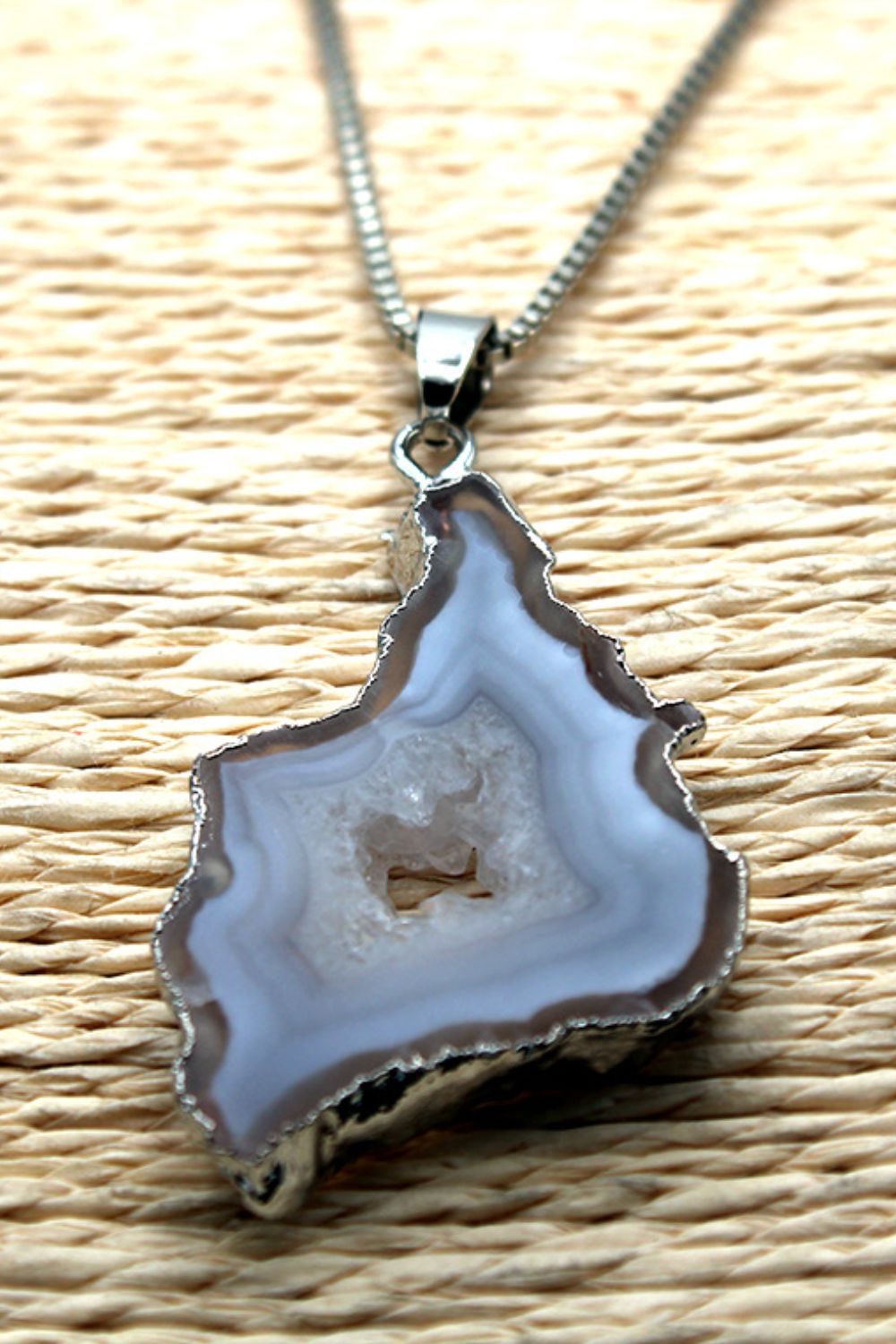 Irregular Agate Pendant