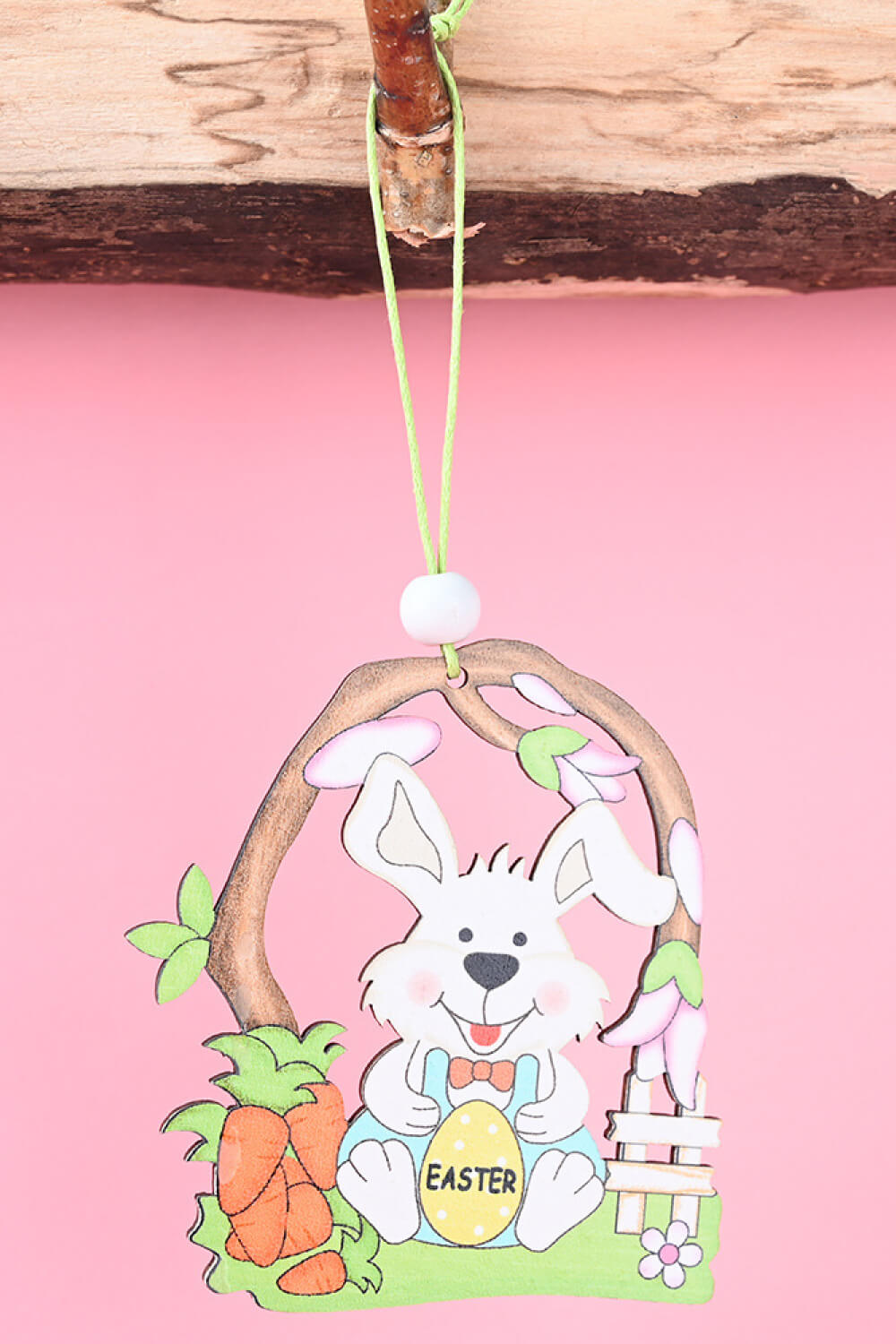 Random 8-Pack Easter Wooden Hanging Widgets