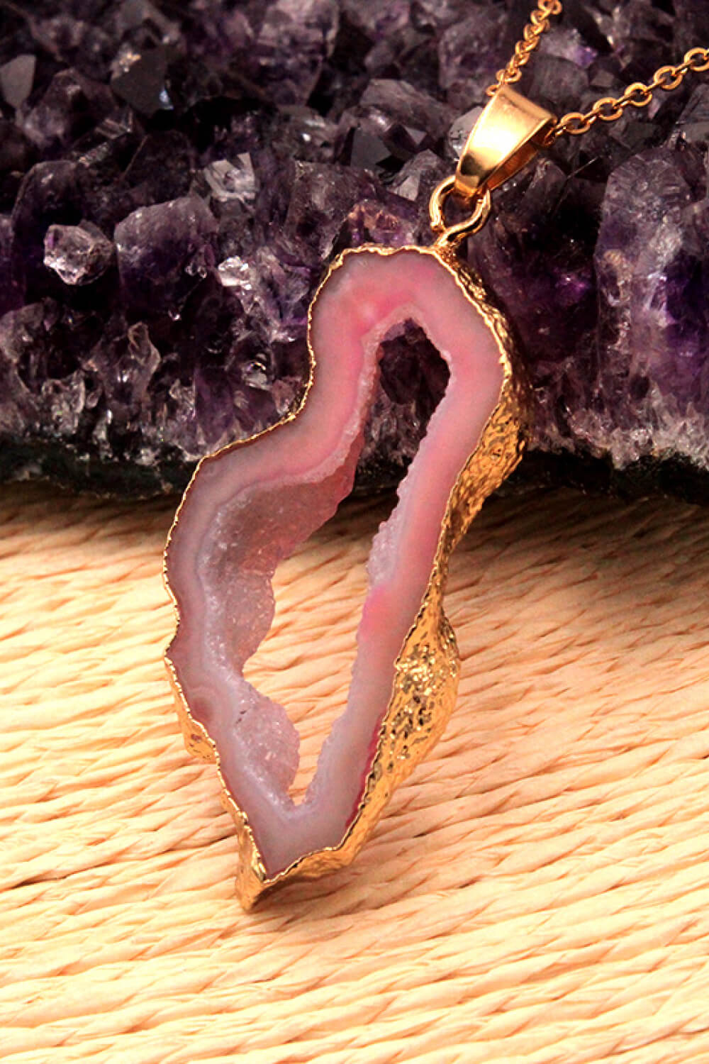 Irregular Agate Pendant