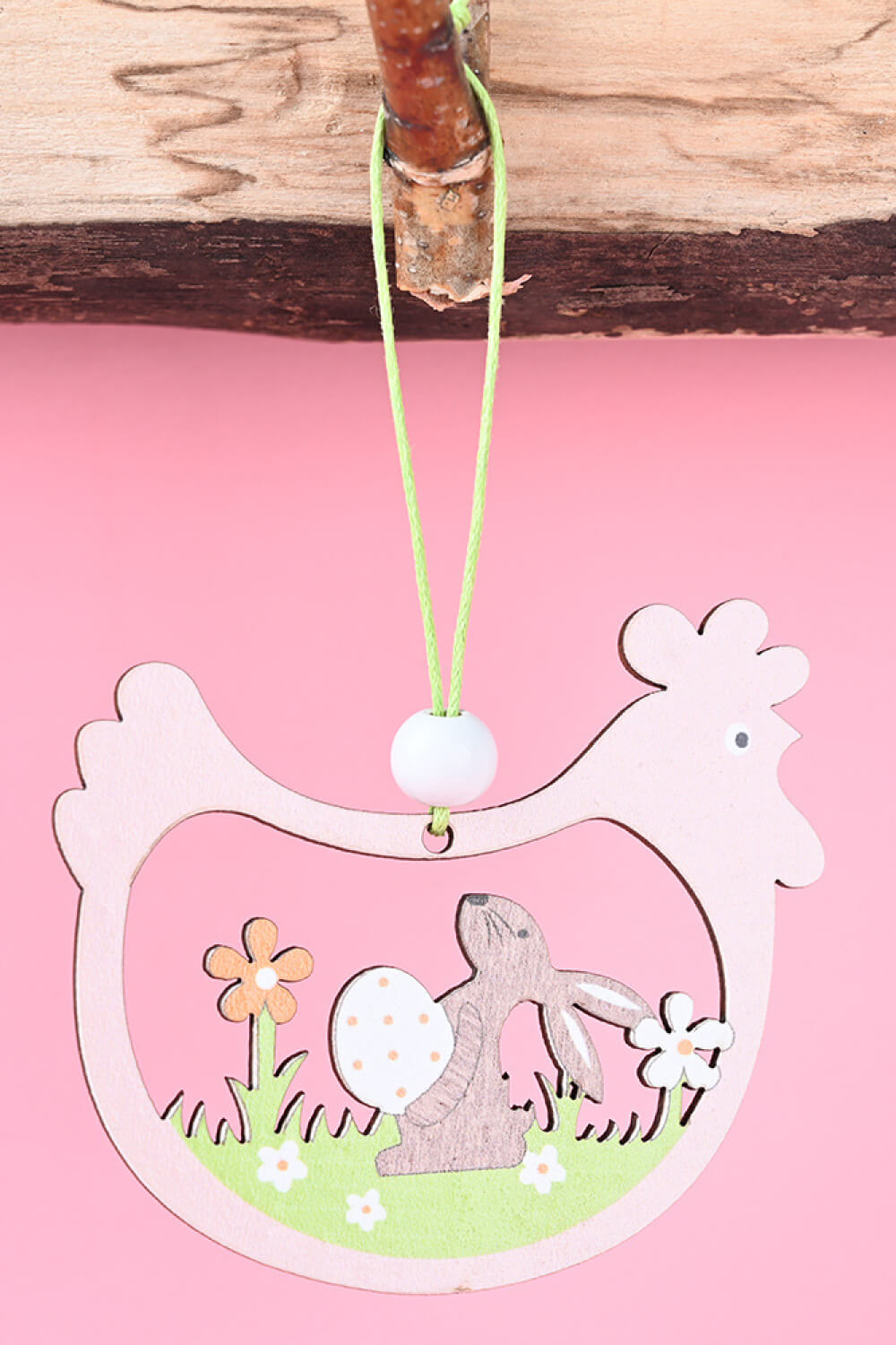 Random 8-Pack Easter Wooden Hanging Widgets