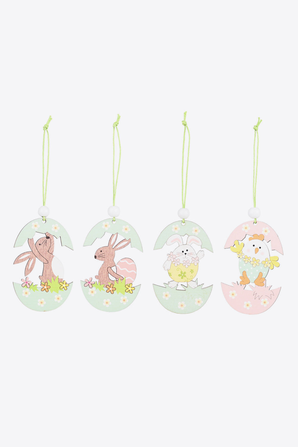 Random 8-Pack Easter Wooden Hanging Widgets