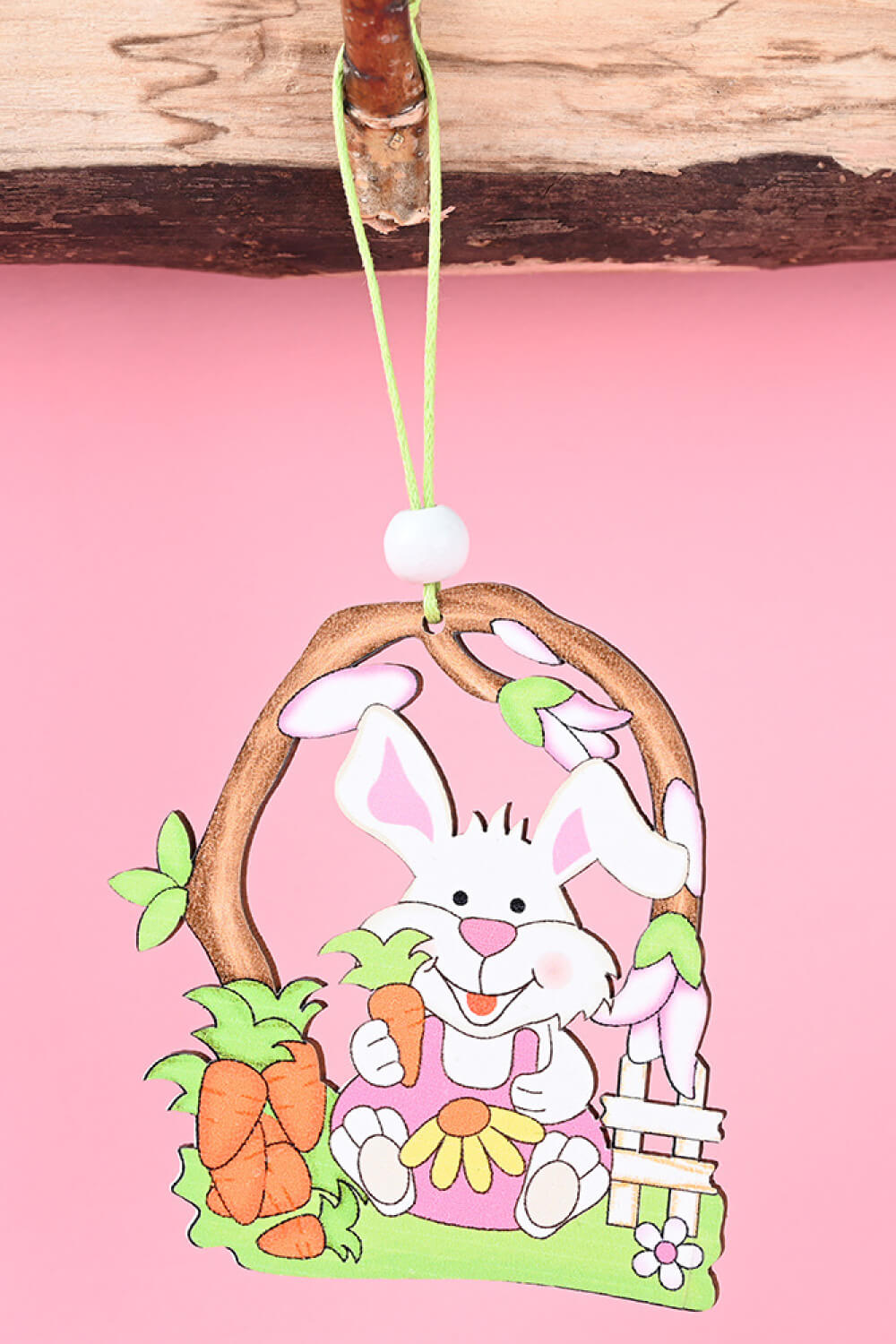 Random 8-Pack Easter Wooden Hanging Widgets