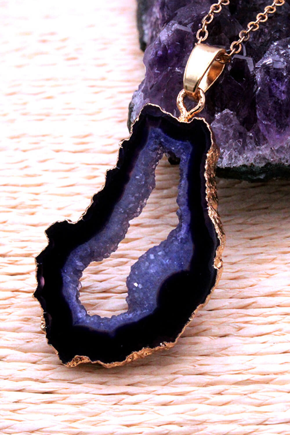 Irregular Agate Pendant