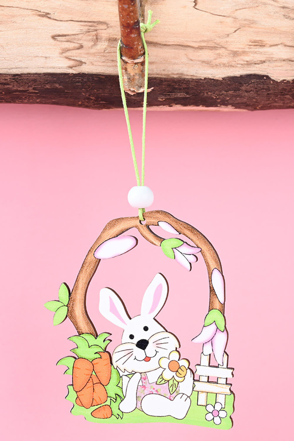 Random 8-Pack Easter Wooden Hanging Widgets